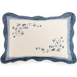 Modern Heirloom Charlotte Pillow Case Blue (66.04x50.8cm)
