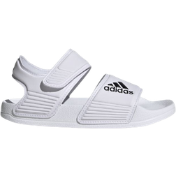 Adidas Kid's Adilette Sandals - Cloud White/Core Black/Cloud White