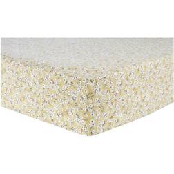 Trend Lab Golden Daisy Flannel Fitted Crib Sheet 28x52"