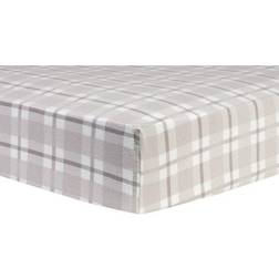 Trend Lab Plaid Flannel Fitted Crib Sheet 28x52"