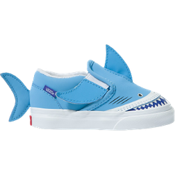 Vans Toddler Slip-On V Shark - Blue/True White