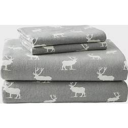 Eddie Bauer Elk Grove Underlakan Grå (259.08x228.6cm)