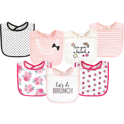 Little Treasures Love Brunch Cotton Bibs 7-pack