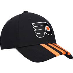 adidas Philadelphia Flyers Locker Room Three Stripe Adjustable Hat - Black