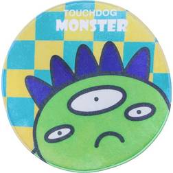 Touchdog Green Cartoon Alien Monster Rounded Mat