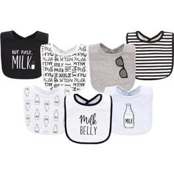 Little Treasures Cotton Bibs Milk Belly 7-pack