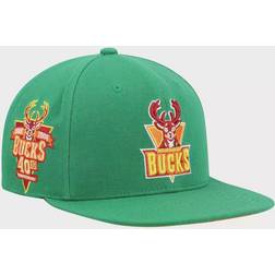 Mitchell & Ness Milwaukee Bucks 40th Anniversary Like Mike Snapback Cap Sr