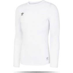 Umbro Core LS Crew Baselayer - White