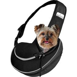 Expandable Sling Bag Front Shoulder Pet Carrier for Small Dog, Cat and Puppy