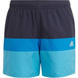 adidas Colorblock Swim Shorts - Shadow Navy/Sky Rush (HD7374)