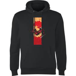 Marvel Sweat À Capuche Homme Deadpool Bande Ensanglantée - Noir