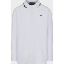 Armani Long Sleeve Tipped Polo