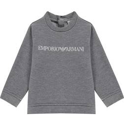 Emporio Armani Boy's Logo Printed Sweater - Grey