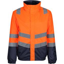 Regatta Chaqueta Bomber Impermeable De Alta - Naranja/Azul Oscuro