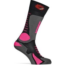 Sidi Socken - Schwarz/Grau/Pink