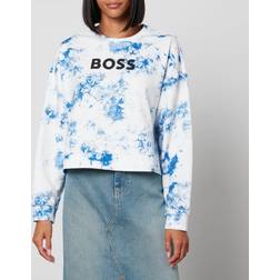 HUGO BOSS Women's Ebatika Sweatshirt Open Miscellaneous