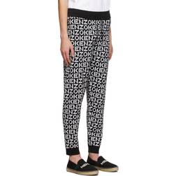 Kenzo Jog Pants Black Male Multicolor