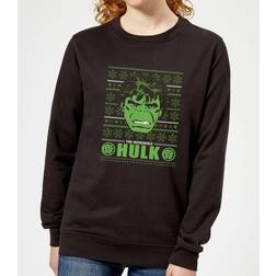 Marvel Hulk Face Women's Christmas Sweatshirt