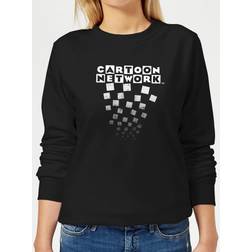 Cartoon Network Logo Fade Women's Sweatshirt - Black