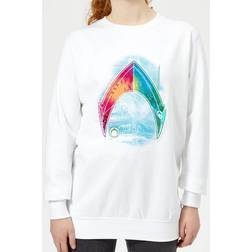 DC Comics Aquaman Mera Beach Symbol Sweatshirt - Weiß