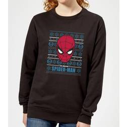 Marvel Spider-Man Sudadera Navideña de Mujer - Negra