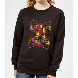 Marvel Iron Man Weihnachtspullover - Schwarz