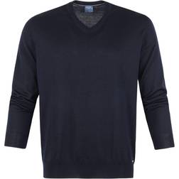 Olymp Casual Pulls en V - Bleu Marine