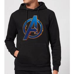 Marvel Sweat À Capuche Avengers Endgame Heroic Logo Homme - Noir