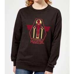 Marvel Captain Flying Warrior Sweatshirt - Black