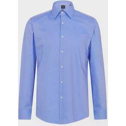 HUGO BOSS Camisa de negocios 'Hank' - azul claro