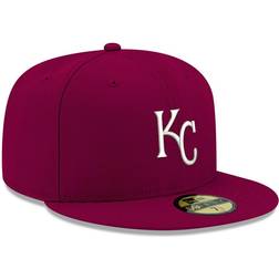 New Era Kansas City Royals Logo 59Fifty Fitted Hat - Cardinal