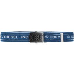 Diesel Ceinture en Cuir Avec Boucle Logo étoile - Marrone