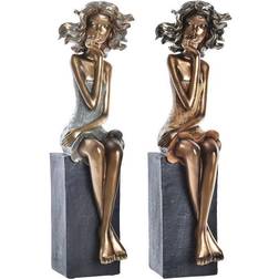 Dkd Home Decor Ornamental Dekorationsfigur 35cm 2stk