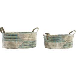 Dkd Home Decor Kurvesæt Tropisk (45 x 35 x 18 cm) Kurv 2stk