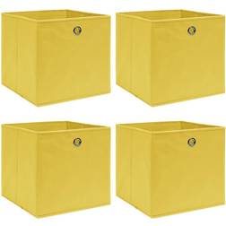 vidaXL 288365 Yellow Staukasten 4Stk.