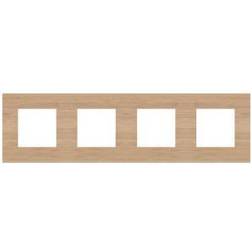 Niko Ramme 4-modul, Pure, bamboo Ramme