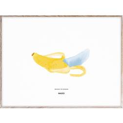 Paper Collective Mado Banana The Banana 50x70 Cm Munken Lynx Hvid M1128 Plakat