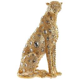 Dkd Home Decor Leopard Harts Modern (23,5 x 15 x 37 cm) Prydnadsfigur