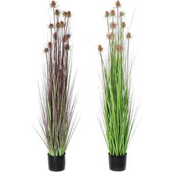 Dkd Home Decor Dekorativ Plante 40 x 40 x 150 cm Set of 2 Billede
