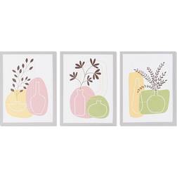 Dkd Home Decor (30 x 1,8 x 40 cm) (3 antal) (12 antal) Tavla