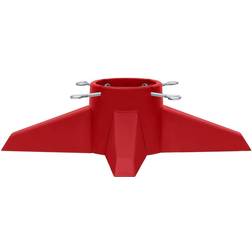 vidaXL Stand Red 55.5x55.5x15 cm Christmas Tree Stand