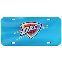 WinCraft Oklahoma City Thunder Crystal Mirror License Plate