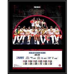 Fanatics Toronto Raptors 2019 NBA Finals Champions Sublimated Plaque