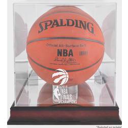 Fanatics Toronto Raptors 2019 NBA Finals Champions Logo Mahogany Basketball Display Case with Mirrored Back