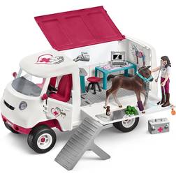 Schleich Mobile Vet with Hanoverian Foal 42439