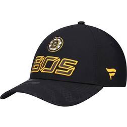 Fanatics Black Boston Bruins Authentic Pro Locker Room Adjustable Cap Sr