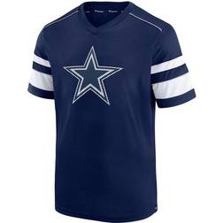 Fanatics Dallas Cowboys Textured Hashmark V-Neck T-shirt