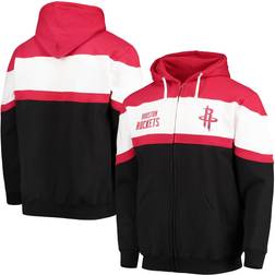 Fanatics Houston Rockets Colorblock Wordmark Full Zip Hoodie Sr