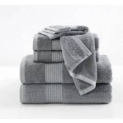 Brooklyn Loom Cotton Tencel Towel Grey (137.16x76.2cm)