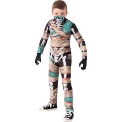 Rubies Half Masked Skeleton Child Costume